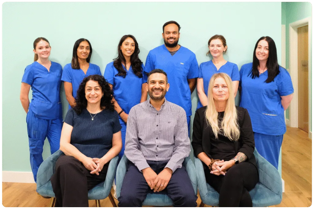 Massetts Road Dental Practice - Full team photo